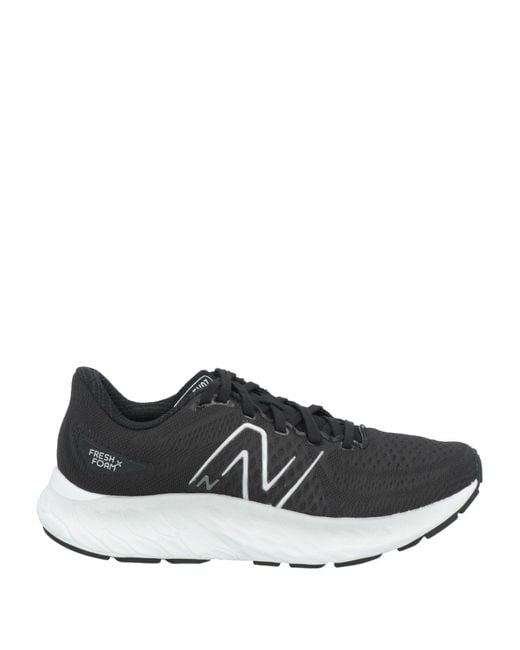 New Balance Black Sneakers Textile Fibers
