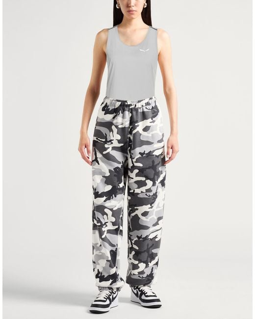 Salewa Gray Tank Tops