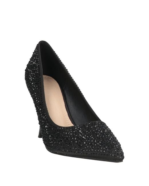 Twenty Four Haitch Black Pumps