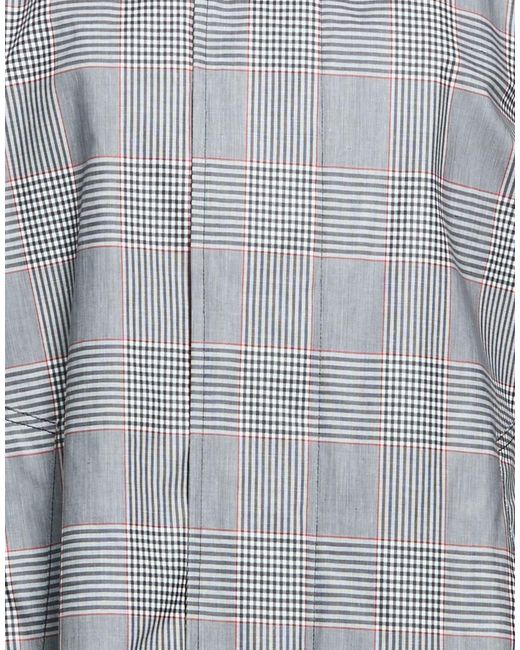 Herno Gray Overcoat & Trench Coat Cotton, Polyurethane Resin