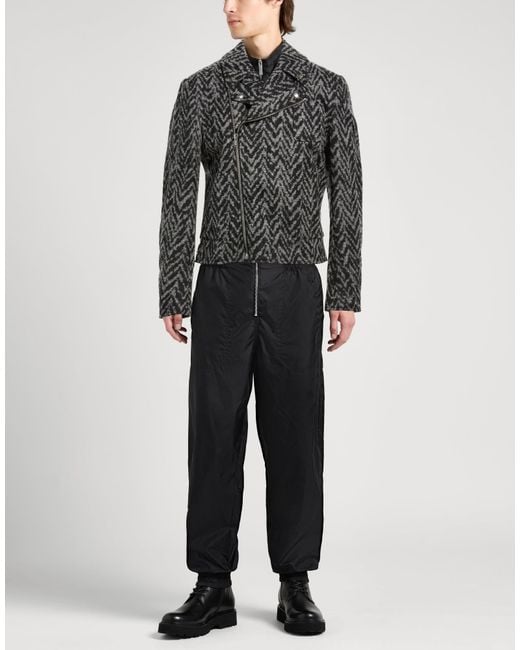 Kris Van Assche Black Jacket Wool, Polyamide for men