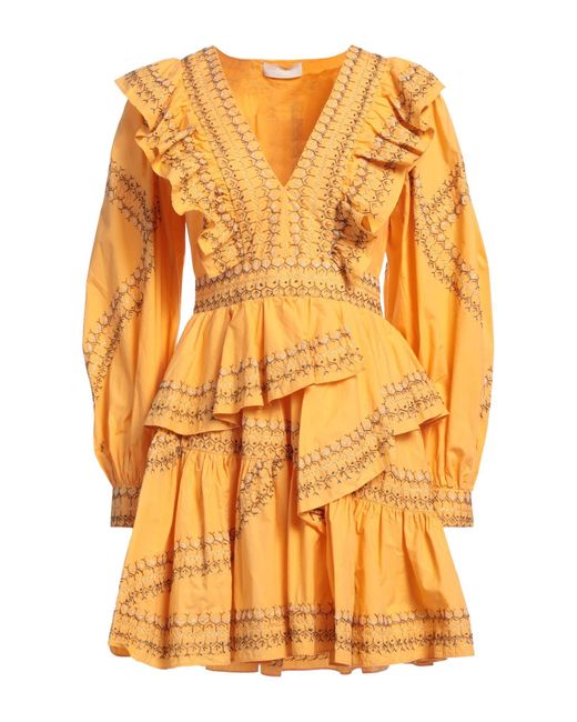 Ulla Johnson Orange Short Dress