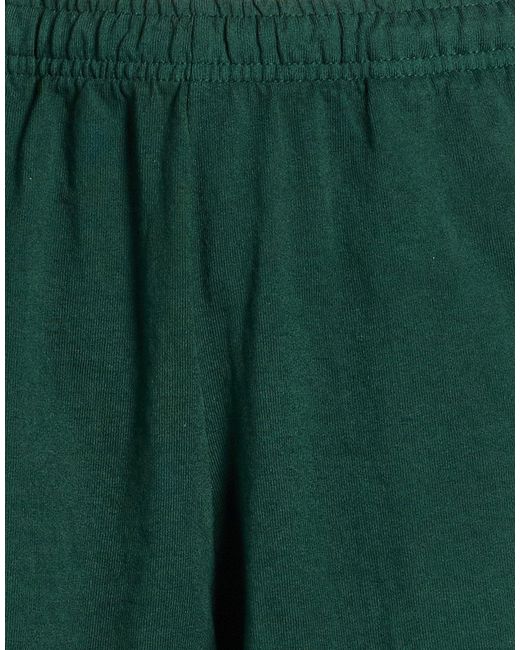Sporty & Rich Green Dark Shorts & Bermuda Shorts Cotton