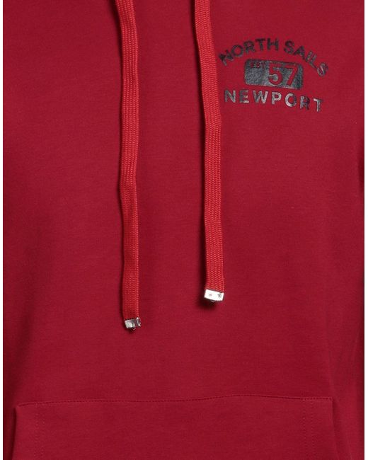 North Sails Red Tomato Sweatshirt Cotton, Polyester for men