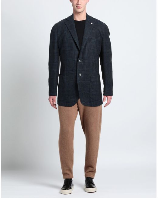 Luigi Bianchi Blue Blazer for men