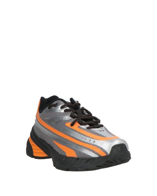 DIESEL Orange Sneakers Polyester for men