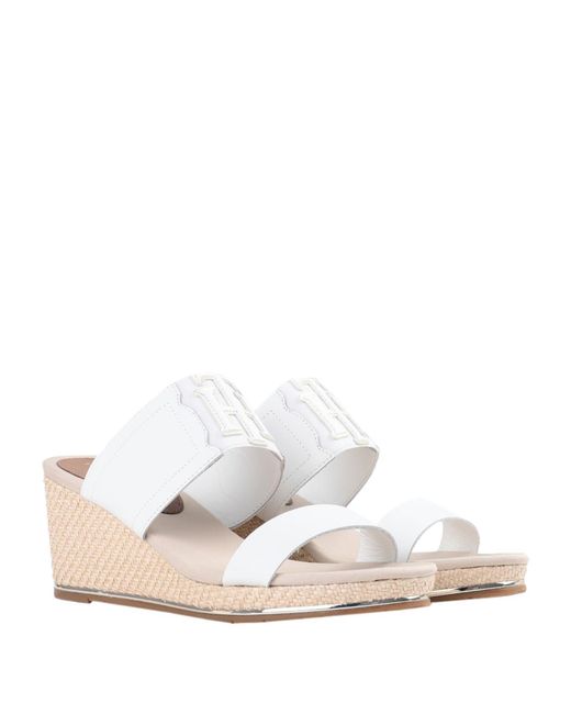 Tommy Hilfiger White Sandals
