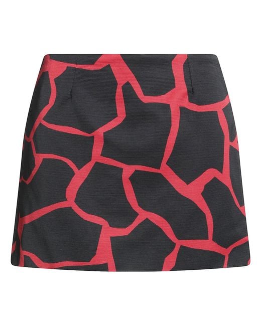 Dolce & Gabbana Red Mini Skirt