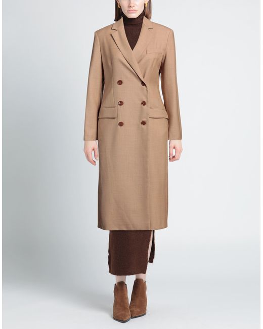Erika Cavallini Semi Couture Natural Overcoat & Trench Coat