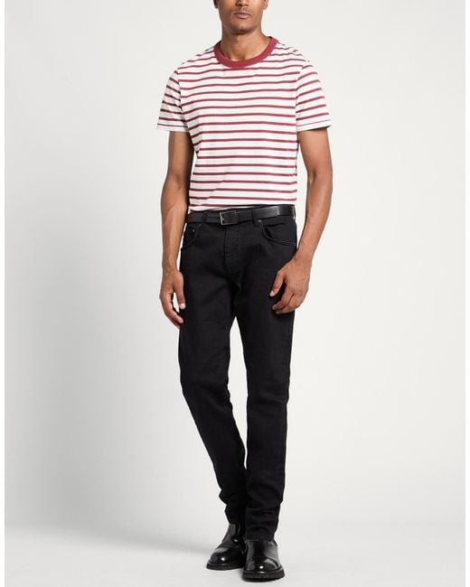 Hackett Black Jeans Cotton, Polyester, Elastane for men