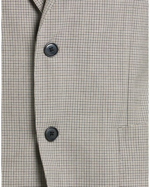 Lardini Gray Suit Wool for men