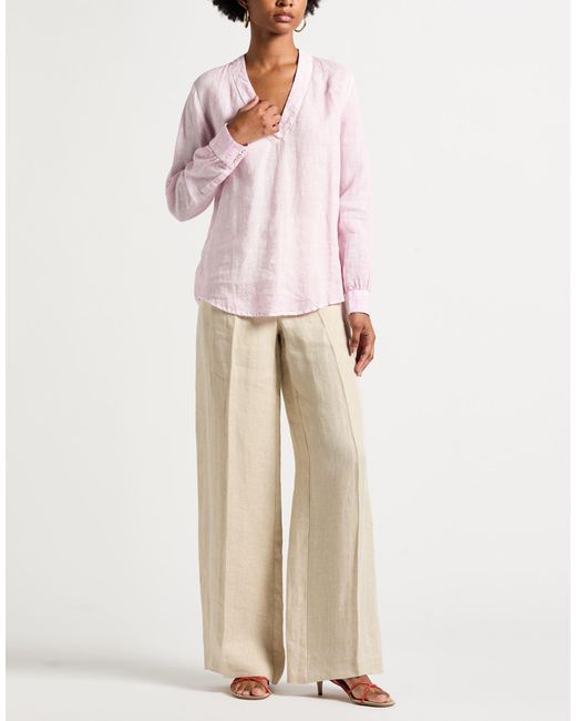 120% Lino Pink Top Linen