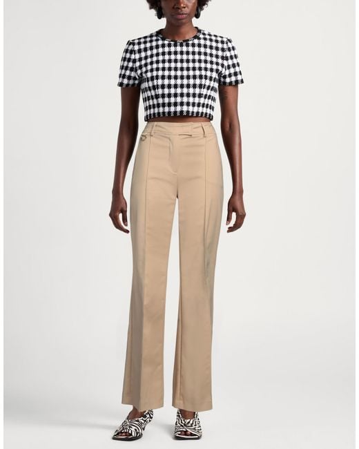 Liu Jo Natural Pants Cotton, Polyamide, Elastane