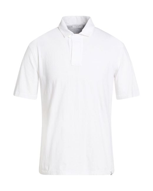 Paolo Pecora White Polo Shirt Cotton for men