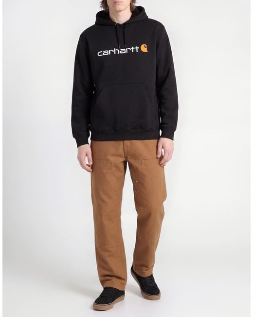 Carhartt Black Sweatshirt Cotton, Polyester for men