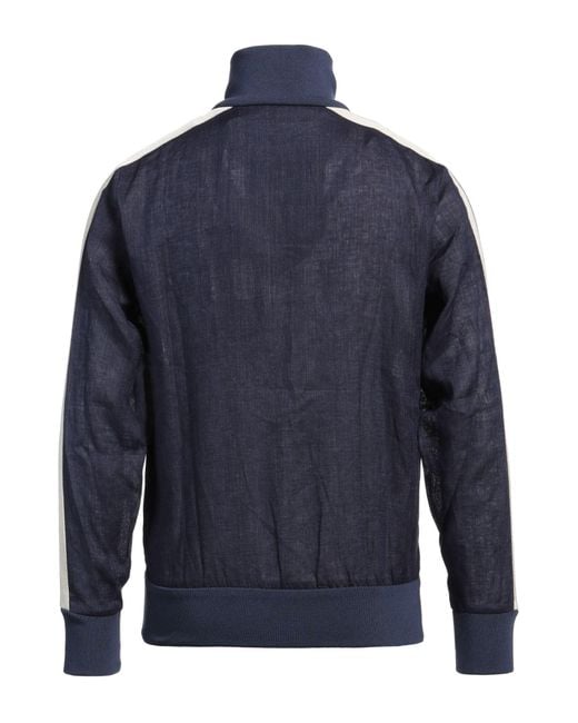Palm Angels Blue Jacket Linen for men