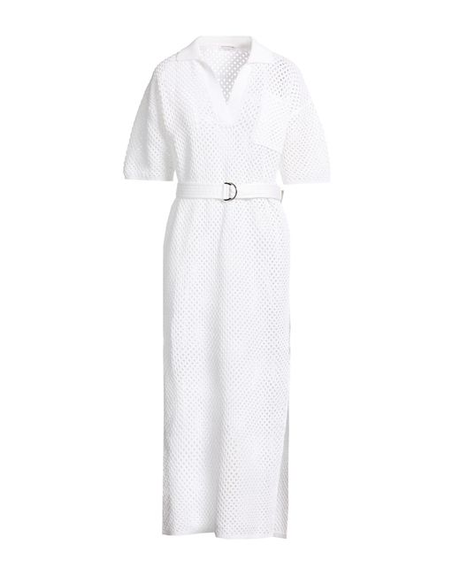 Brunello Cucinelli White Maxi Dresses