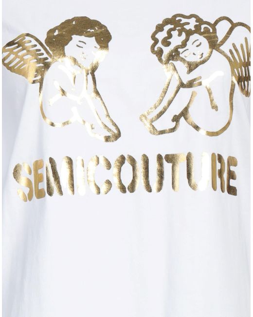 Camiseta Semicouture de color White