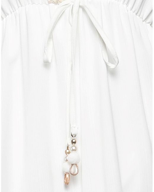 VANESSA SCOTT White Mini Dress