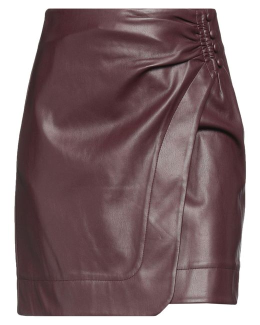 Nenette Purple Mini Skirt