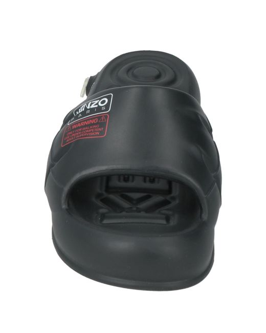 KENZO Black Sandals Rubber
