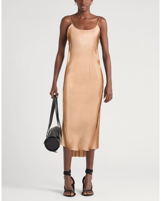 Masnada White Midi Dress Viscose
