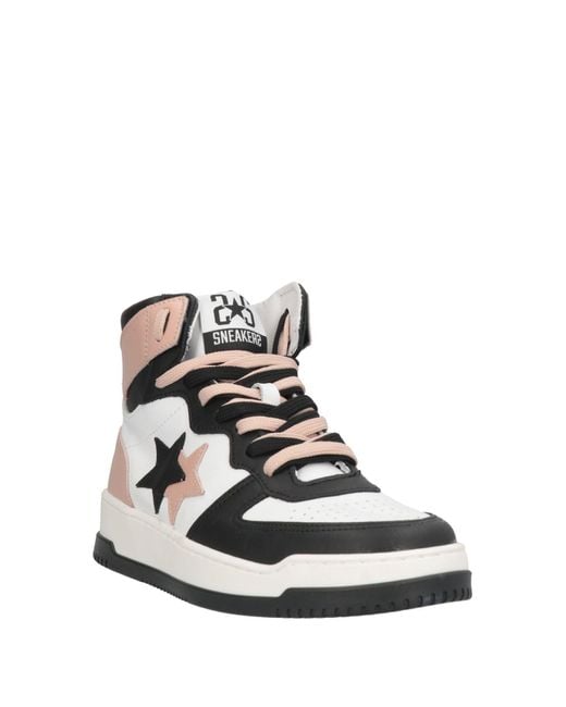 2 Star White Sneakers Leather