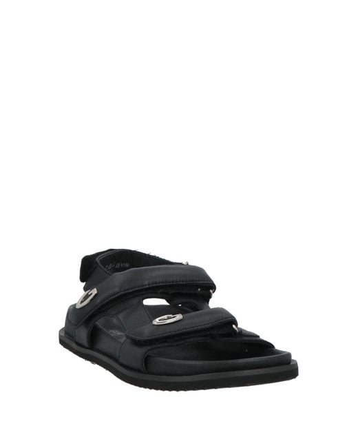 Alberto Guardiani Black Sandals Leather