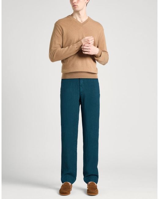 Boglioli Blue Pants for men