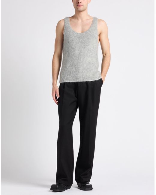 Jacquemus Gray Light Sweater Mohair Wool, Polyamide, Merino Wool for men