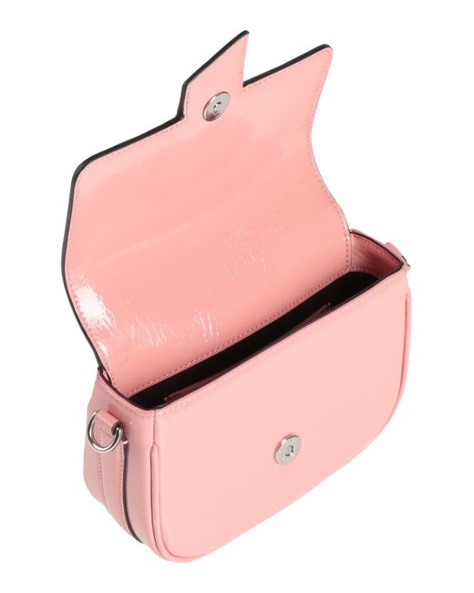 Karl Lagerfeld Pink Cross-Body Bag Soft Leather