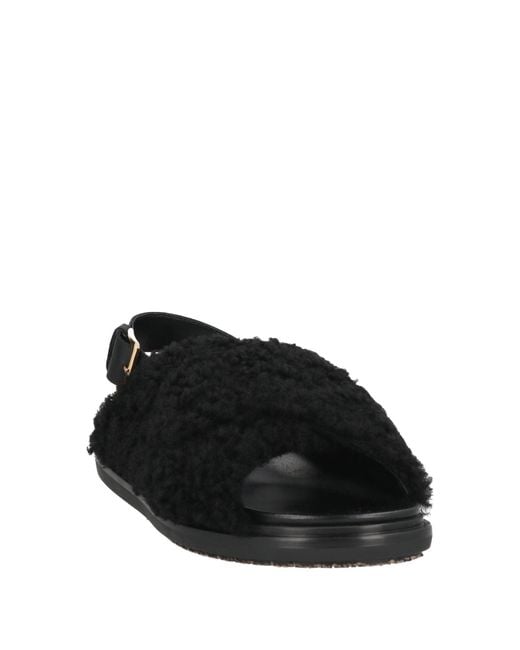 Marni Black Sandals Leather
