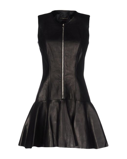 Plein sud Short Dress in Black | Lyst