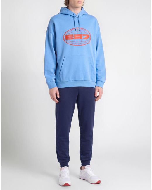 EA7 Blue Sweatshirt for men