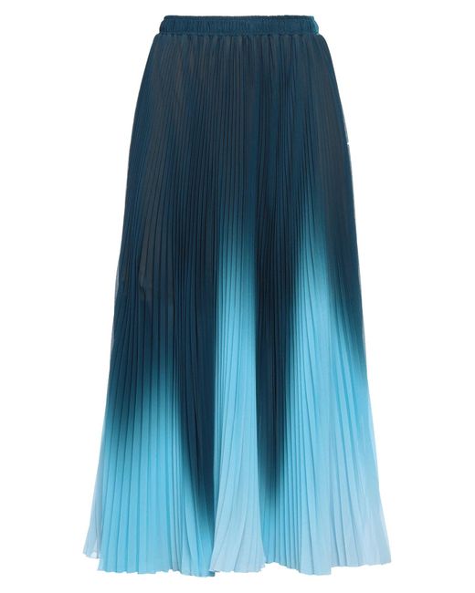 Ermanno Scervino Blue Midi Skirt