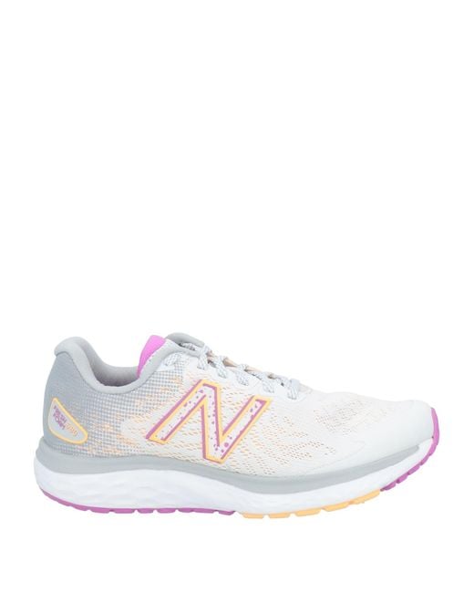 New Balance White Trainers