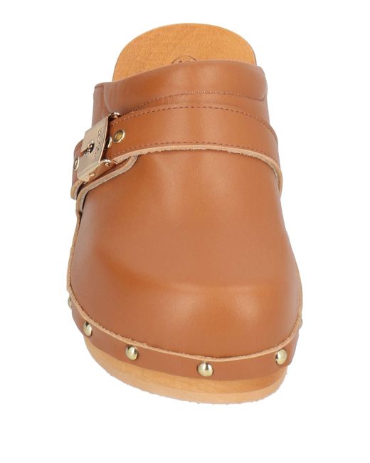 Scholl Brown Mules & Clogs