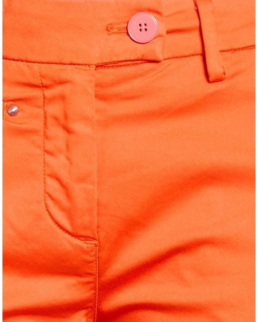 Mason's Orange Pants Cotton, Polyamide, Elastane