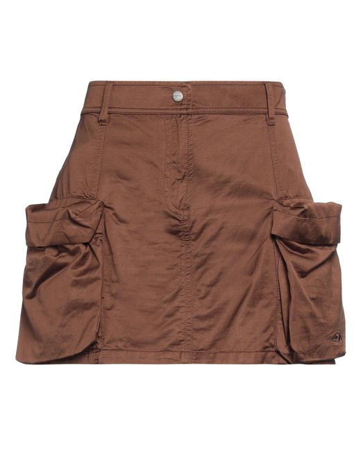 DIESEL Brown Mini Skirt