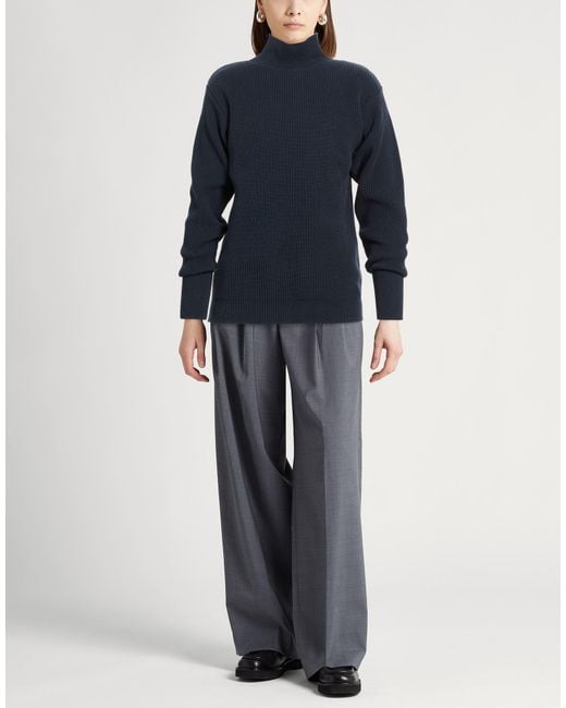 Jil Sander Blue Turtleneck