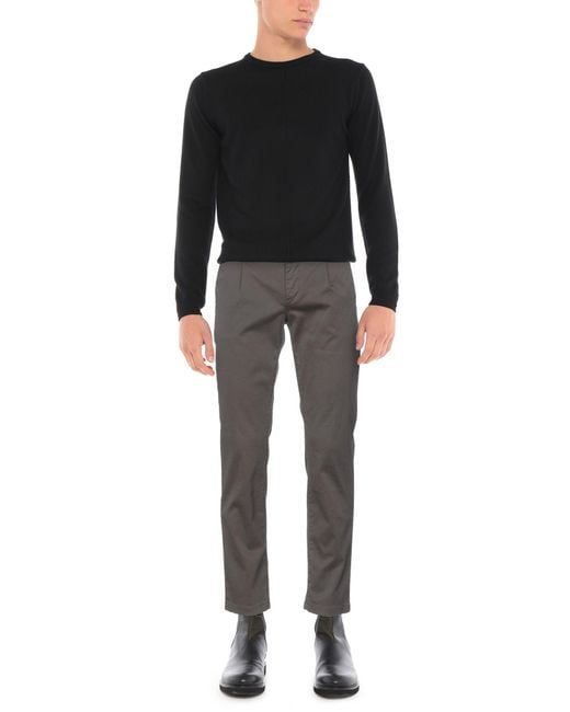 Peuterey Gray Pants Cotton, Elastane for men