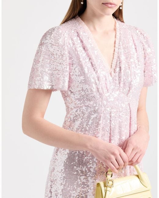 Needle & Thread Pink Midi Dress
