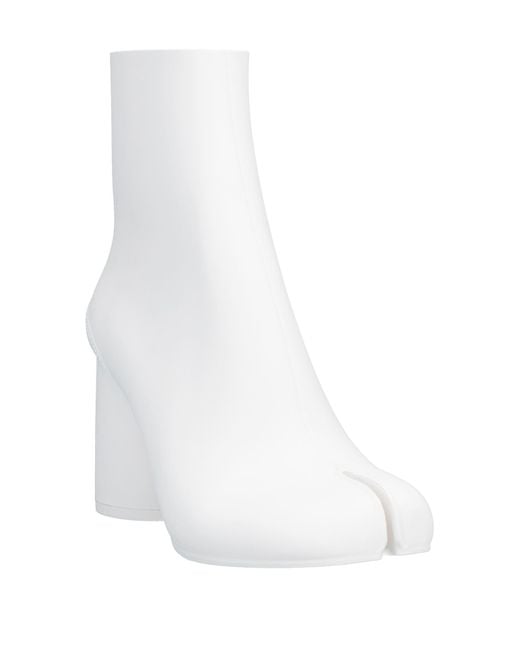 Maison Margiela White Ankle Boots