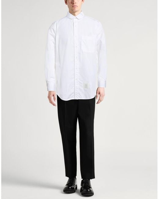 Thom Browne White Shirt Cotton for men