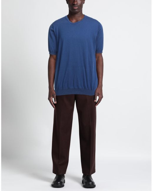 Vneck Blue Jumper for men