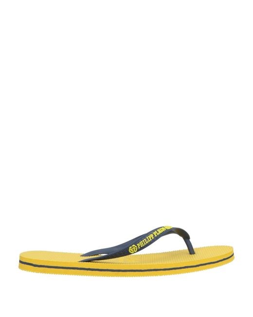 Philipp Plein Yellow Thong Sandal for men