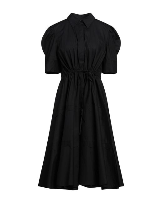 MEIMEIJ Black Midi Dress
