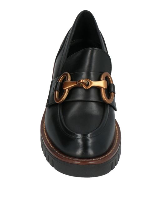 Anima Black Loafers Leather