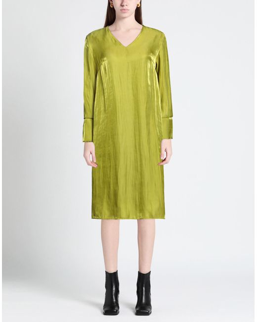 Brian Dales Green Midi Dress