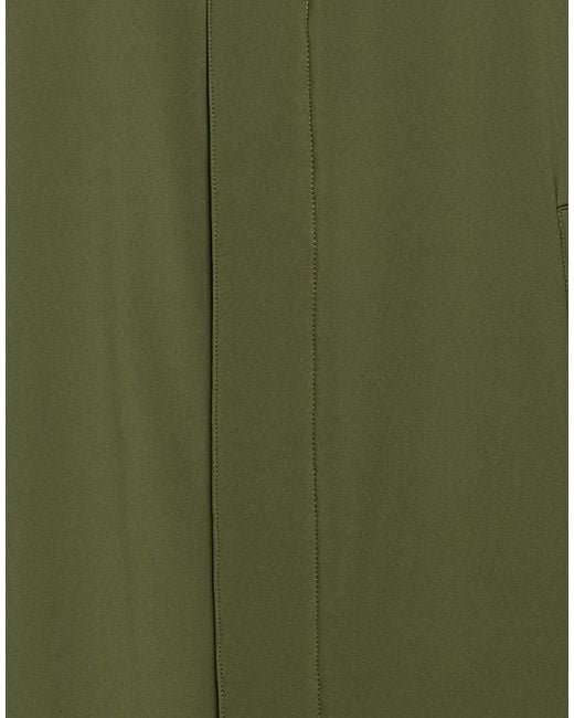 Peuterey Green Military Coat Polyester, Elastane for men
